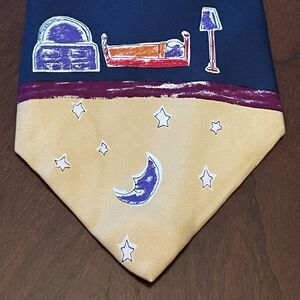 Vintage Save The Children Lisa Age 13 Dad’s Day 100% Silk Made In USA